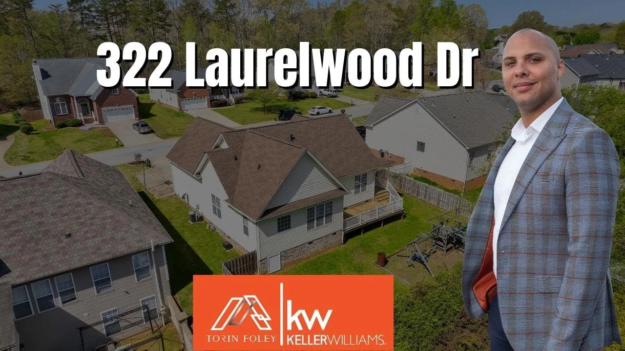 Aerial view of a new listing on Laurelwood Drive in Boiling Springs, South Carolina